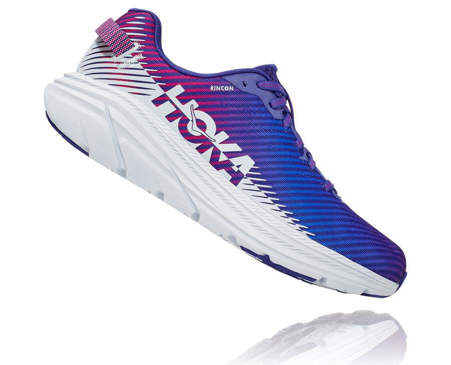 Hoka One One Hardloopschoenen Dames - Rincon 2 - Blauw/Wit - ZB2675401